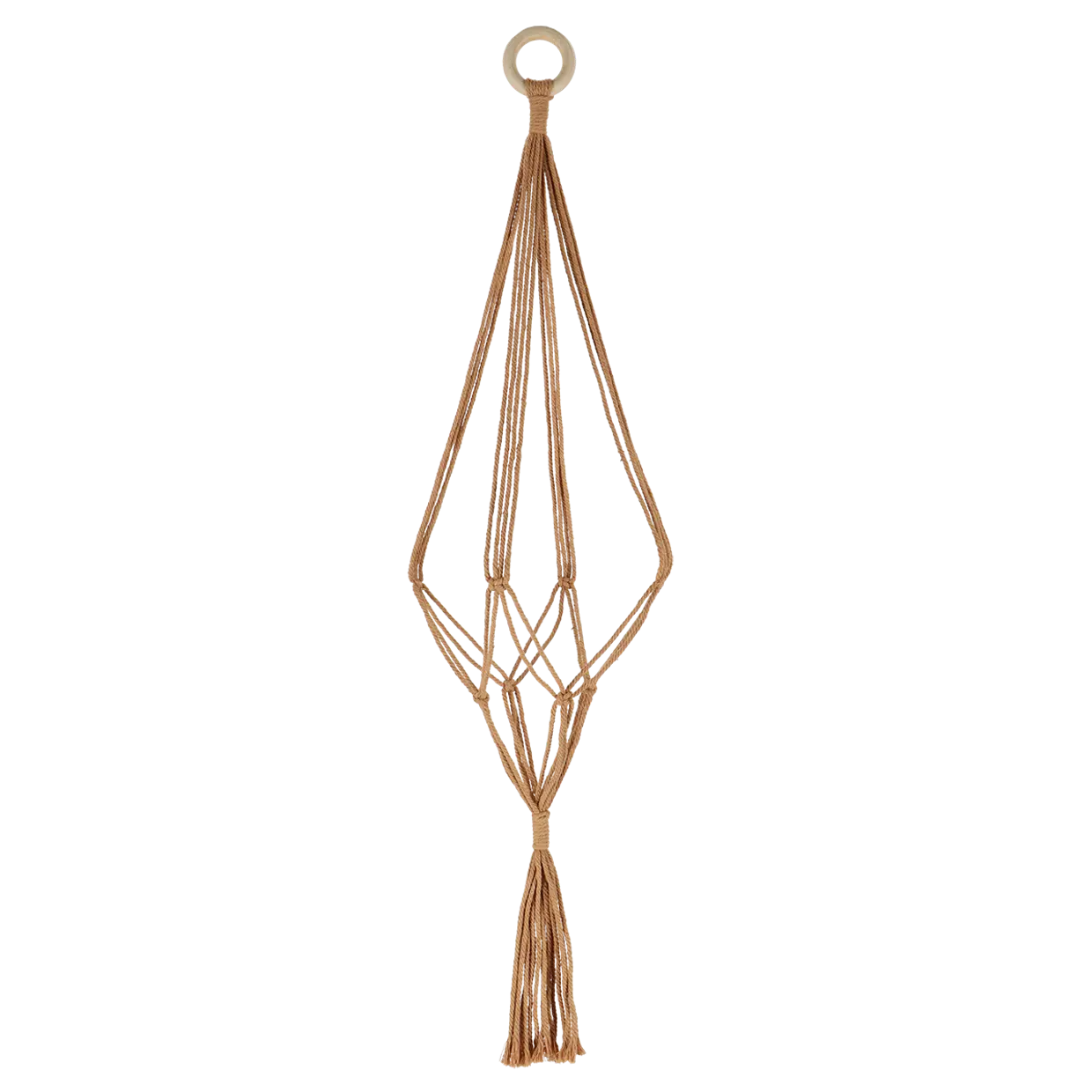 oppheng til potter i makrame