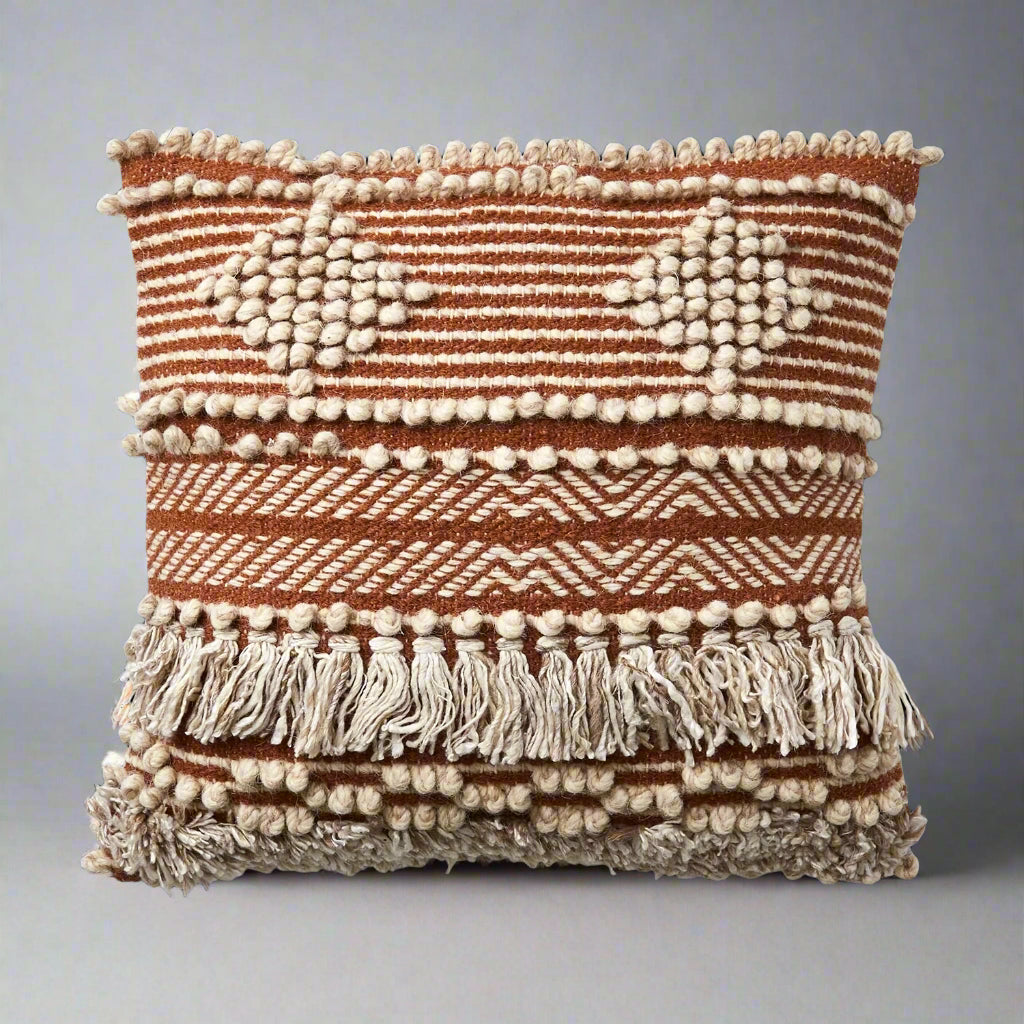Minna Putetrekk, Rust/Beige - 50x50cm