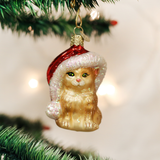 ornament katt glass julekule julepynt old world christmas 12366