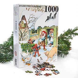 Pusespill Julemotiv 1000 Biter