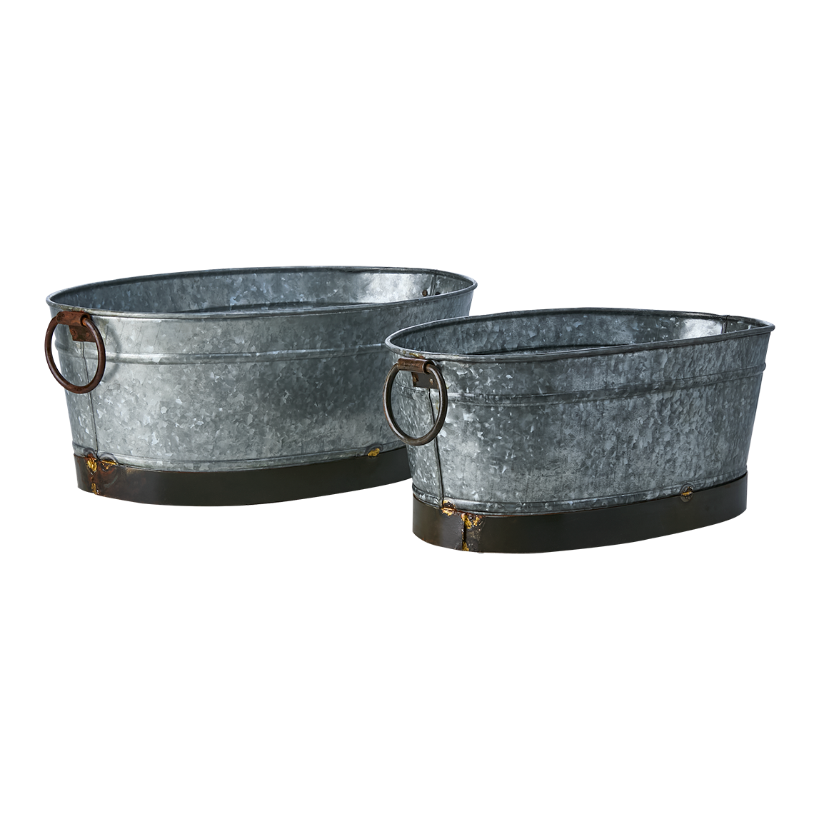 sink balje potte - rustikk hage 
