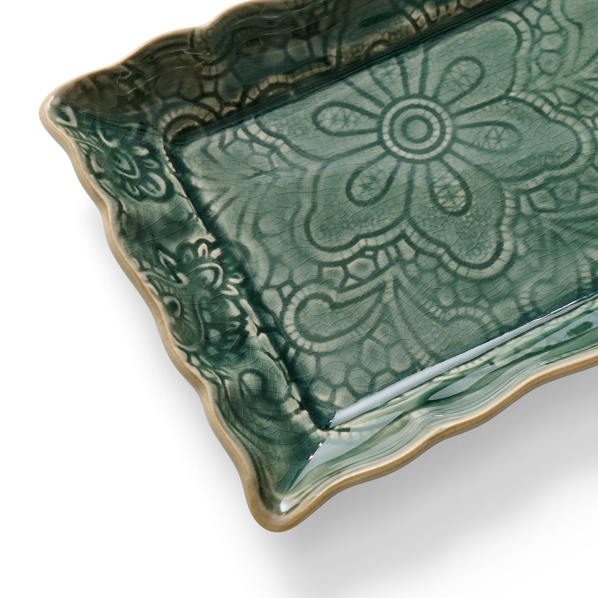 sthål avlangt fat dusk - tallerken 110321