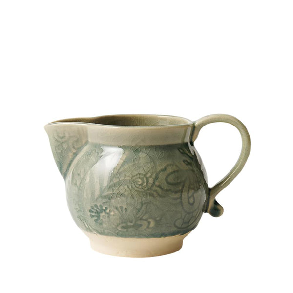 sthål fløtemugge mugge antique 112509