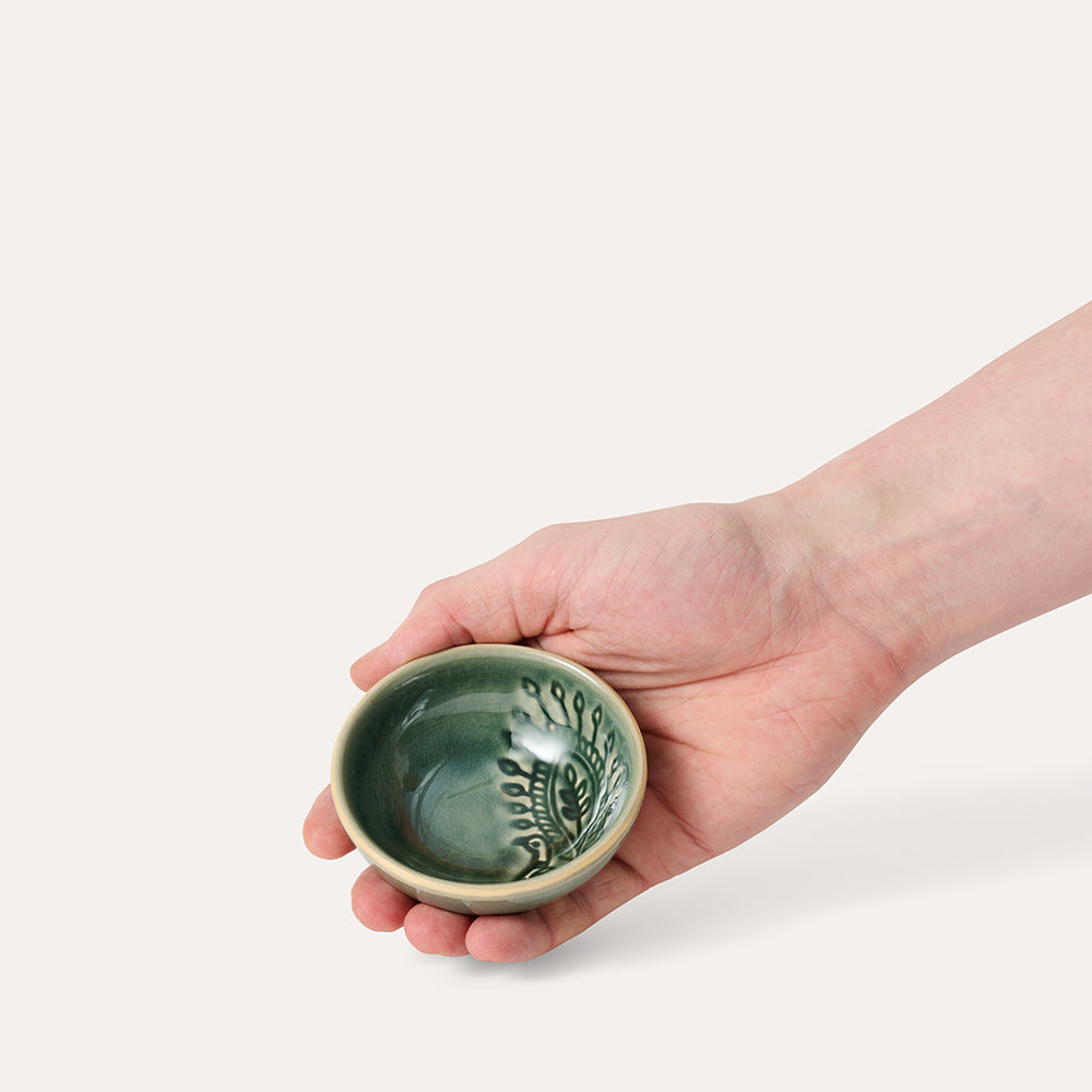 sthål liten dipp skål - dusk