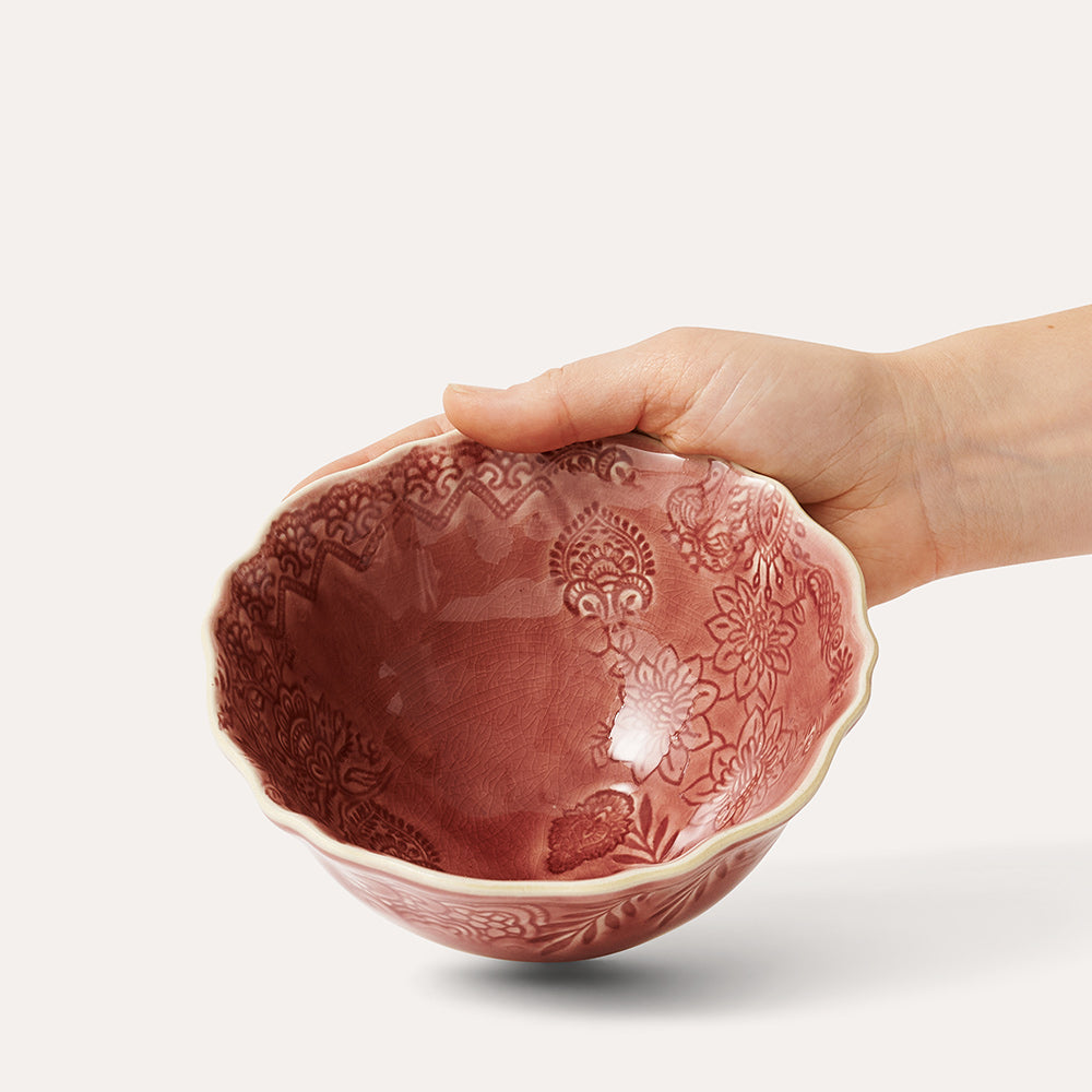 Liten Suppeskål, Old Rose - 15cm⎜Sthål