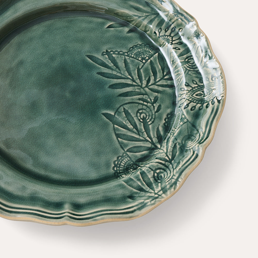 sthål middagstallerken dusk - dekorativ tallerken