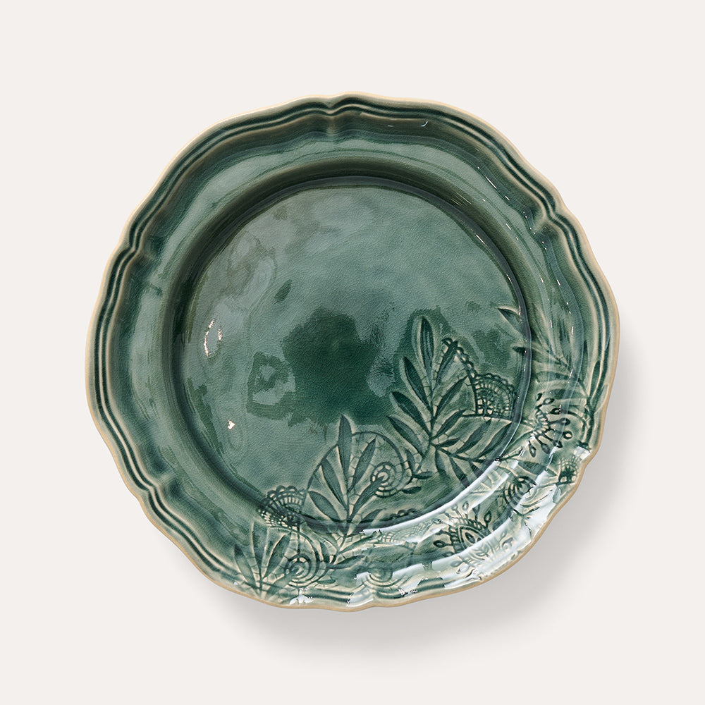 sthål middagstallerken dusk - dekorativ tallerken