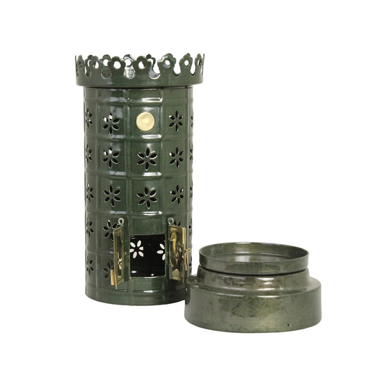 Telysholder Grønn Kakkelovn