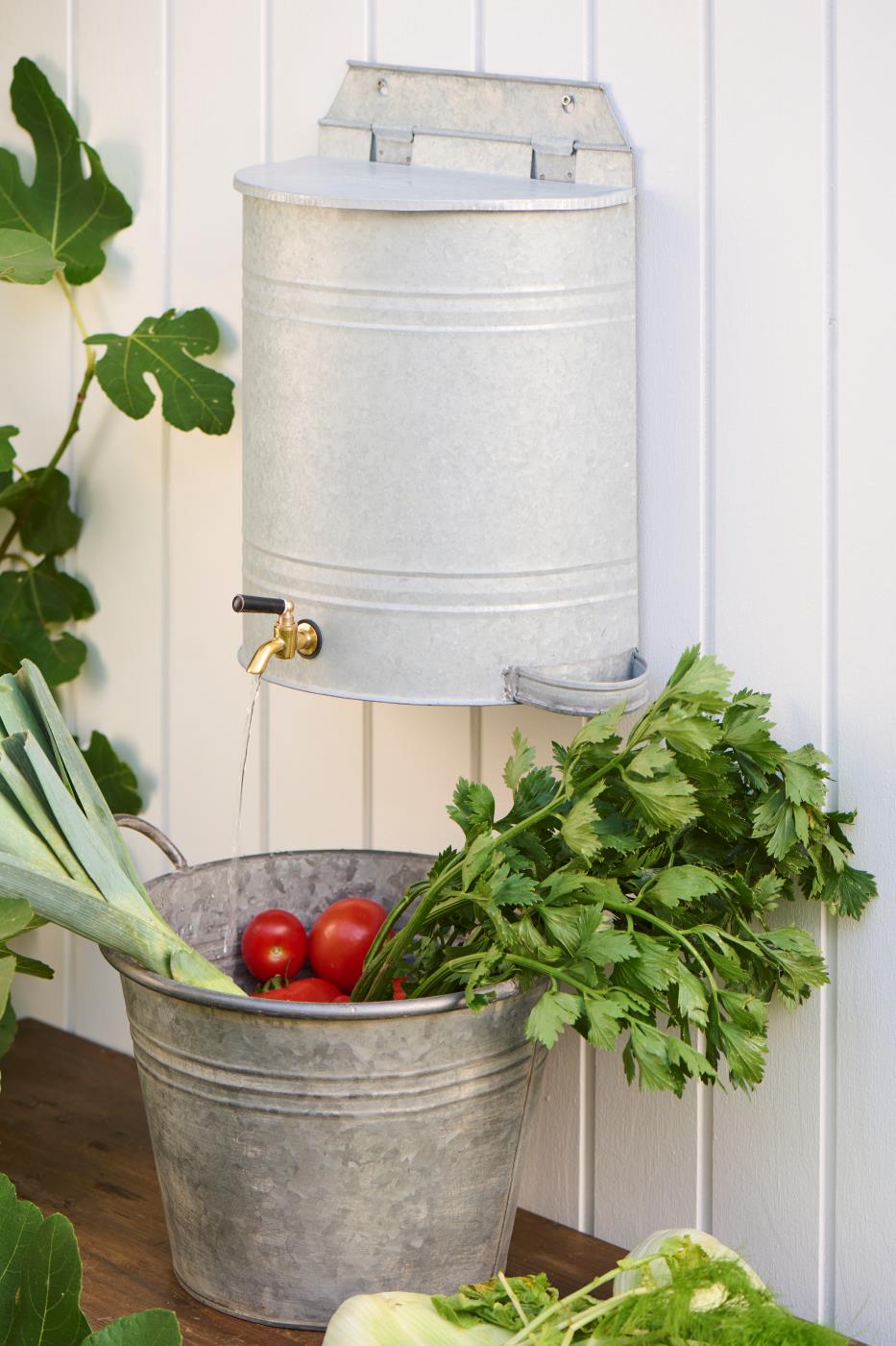 Vannbeholder m/Tappekran, Sink - 10 liter