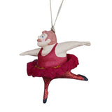 ballerina mann rød julepynt julekule tjukk overvektig