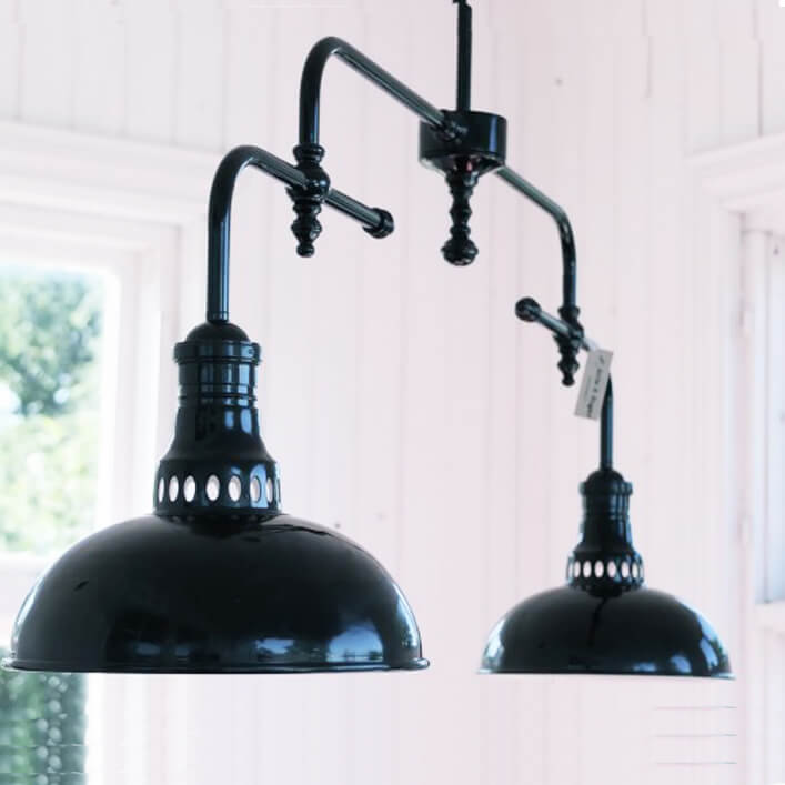 Retro, svart - Taklampe