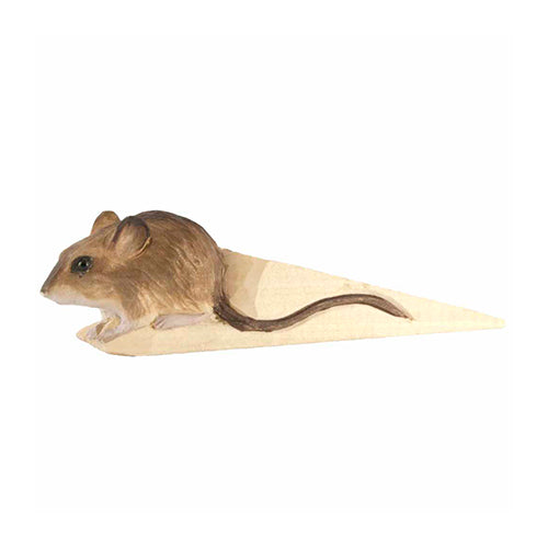 dørstopper mus håndlaget dør mus stop wildlife garden