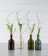 glassflaske blomster vase flaske brun