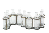 glassflasker stativ vase lysestake alot 13902