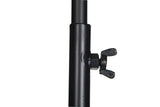Høy Lysestake, Svart Regulerbar 82-154cm
