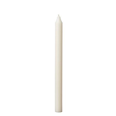 kronelys stearinlys elfenben ivory parafin twisted candle nettbutikk 