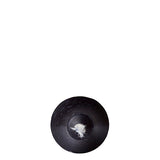 kronelys svart black lage twisted candle parafin affari 509-290-13