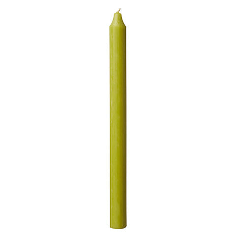 kronelys twisted candle grønn oliven olivengrønn nettbutikk lage twisted candle