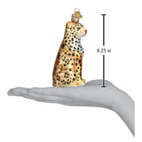 Leopard Ornament, Juletrepynt - 11cm