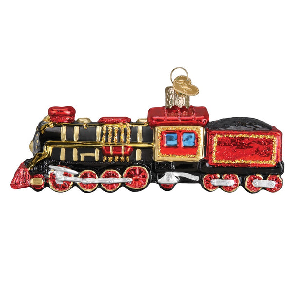 lokomotiv damplokomotiv julekule ornament glass old world christmas nettbutikk