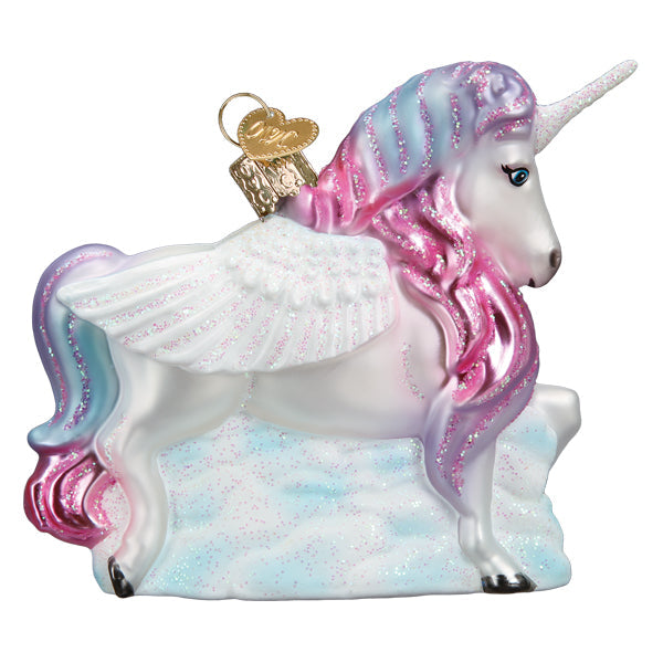 ornament enhjørning alicorn unicorn jul julepynt julekule juletrepynt