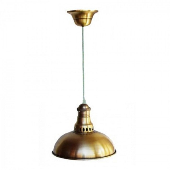Retro, antikk messing - Taklampe