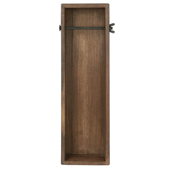 toalettpapirholder vegg rustikk treverk toalett papir holder ib laursen unika 3585-00